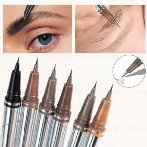1PC Waterproof and Stain-resistant Extremely Thin Eyebrow Pencil/eyeliner,Natural Wild Eyebrow Look, Silky, Perfect Holiday Gift
