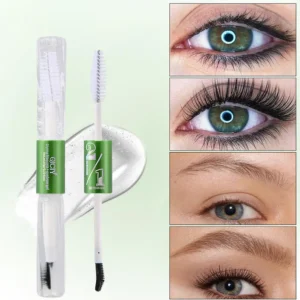 Transparent Eyebrow Styling Liquid Waterproof Eyebrow Eyelash Fixed Gel 2 in 1 Long Lasting Eyebrow Shaping Styling Gel