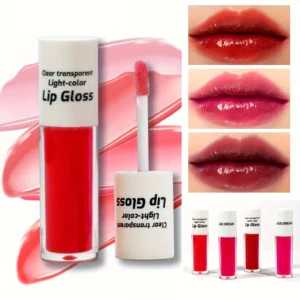 Long-Lasting Gloss Lip Gloss - Moisturizing & Hydrating, Pinkish-Shimmer-Ideal Gift for Women, essential for autumn and winter