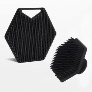 2Pcs Silicone Facial Cleansing Brush Scrubber Miniature Face Deep Clean Shave Massage Face Scrub Brush Face Cleaner Skincare